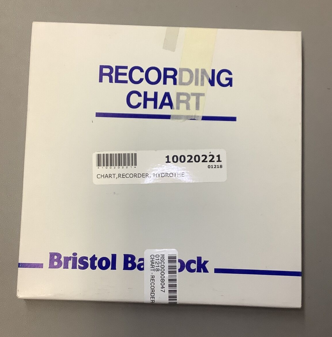 Graphic Controls Bristol Babcock 01218 Circular Recording Chart 98pcs (b20)