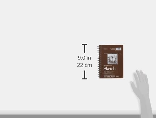 Strathmore 400 Series Sketch Pad, 5.5×8.5 inch, 100 Sheets – 5.5×8.5, White