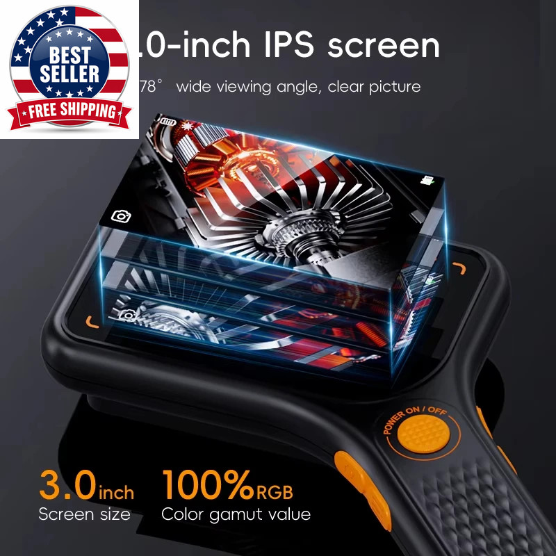Digital Microscope Handheld 3.0 Inch IPS Color Screen Autofocus 2MP Coin Video M