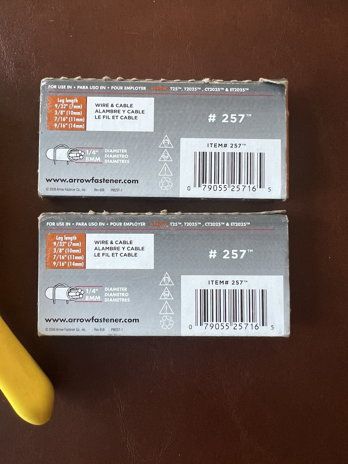 Bundle NEW ACME 25AC Heavy Duty Staple Gun & 2 Boxes Of ARROW T25