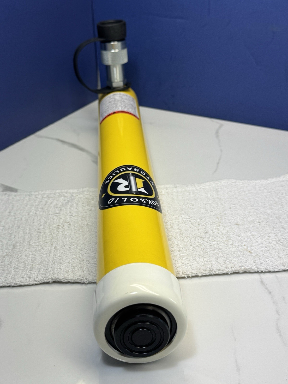 10 ton 14 inch stroke single acting cylinder with internal return spring HD NEW!