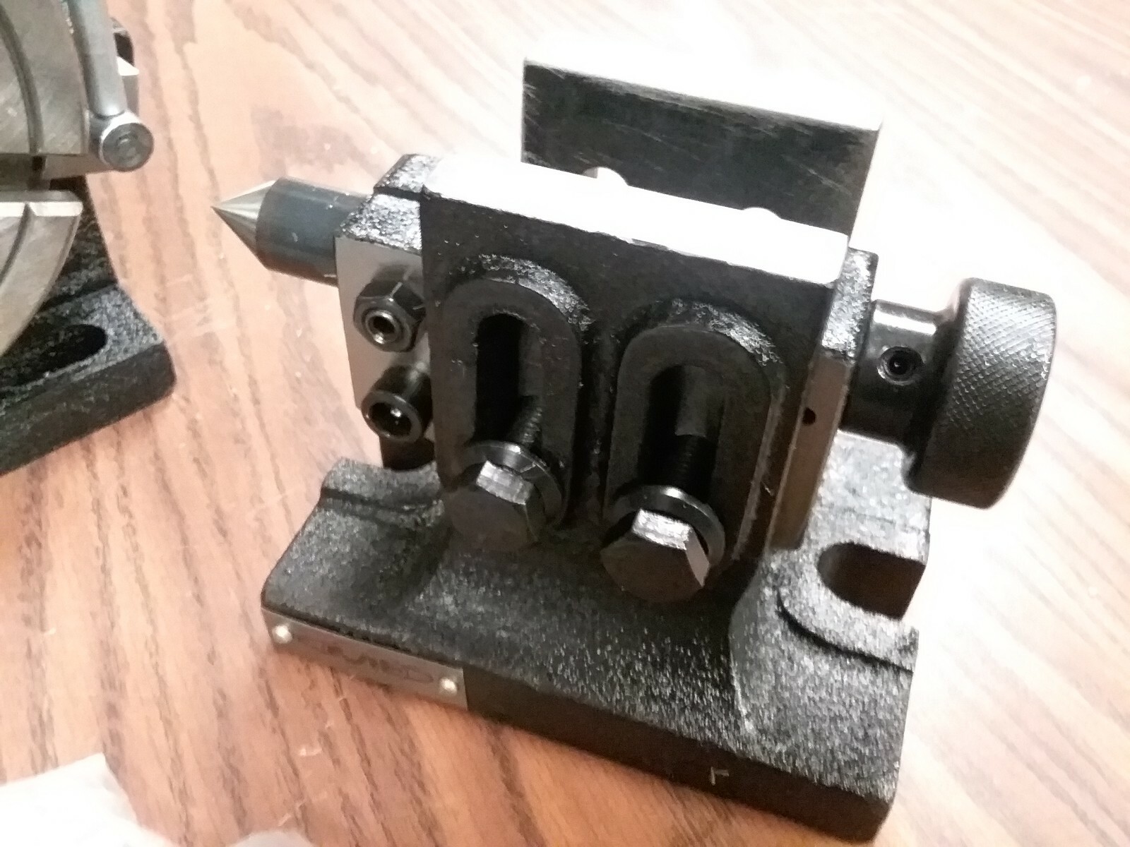 6″ HORIZONTAL VERTICAL 3 slot ROTARY TABLE, Dividing plates,tailstock #TSL150-GV