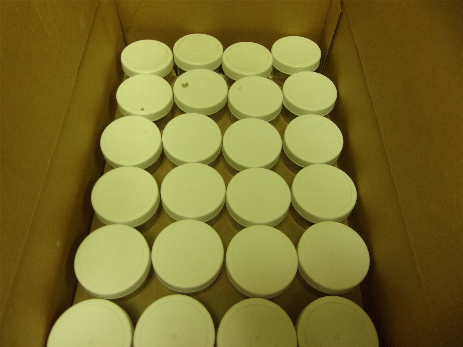 NEW Uline Wide Mouth Jars S-14487 1oz Clear Box of 57 *FREE SHIPPING*