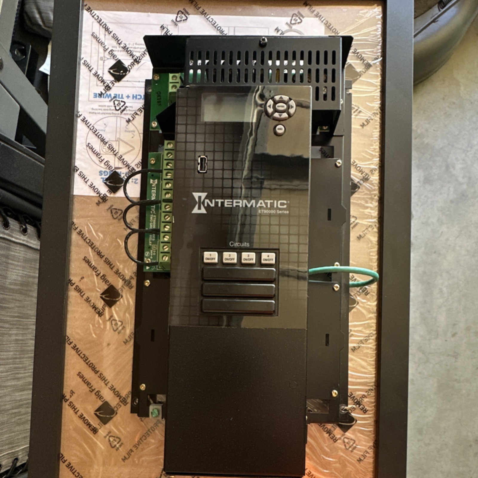 Intermatic ET90000 Series Alarm Control Panel Keypad LCD Wall-Mount Enclosure