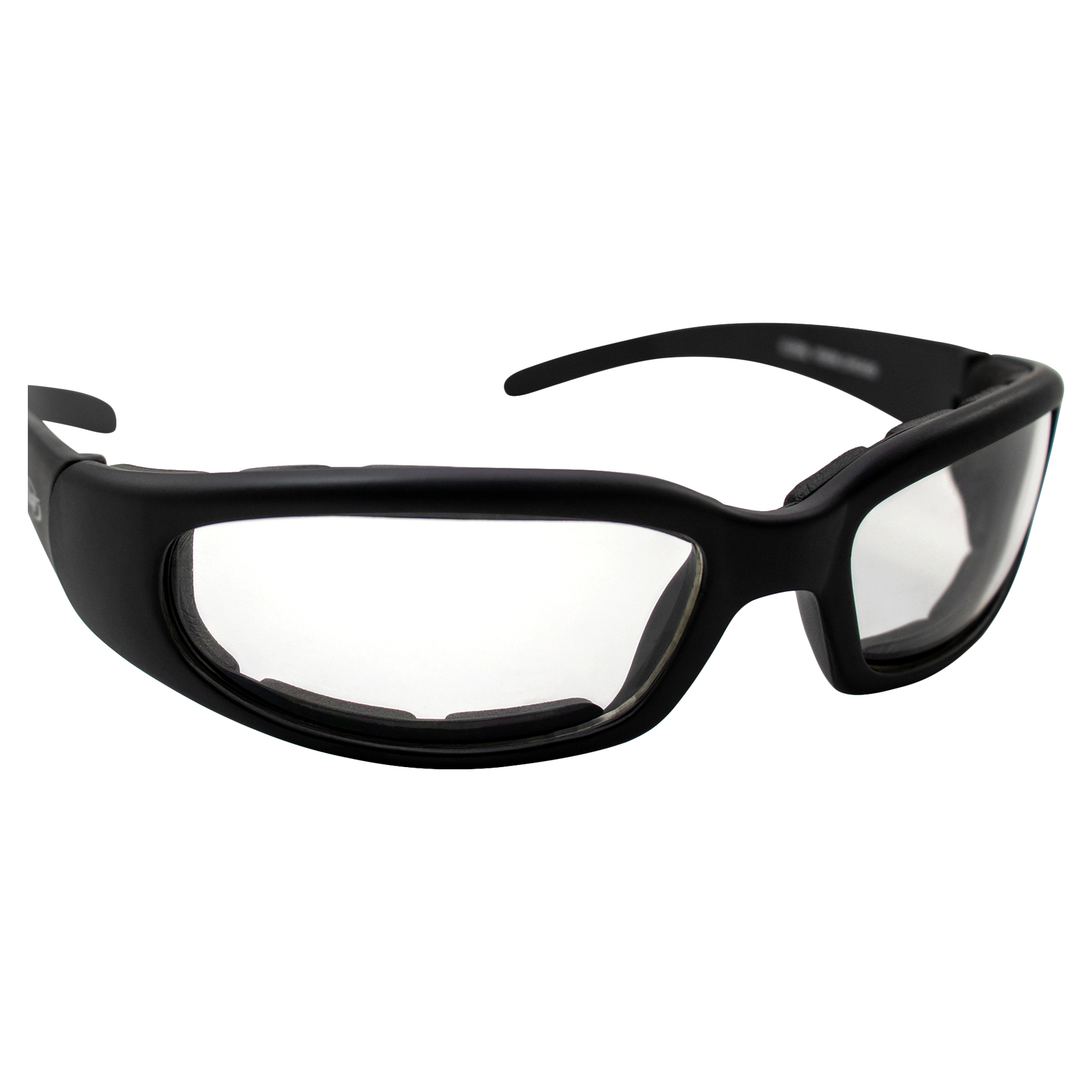 Global Vision Chicago Padded Motorcycle Sunglasses 2 Pack Clear & Smoke Lenses