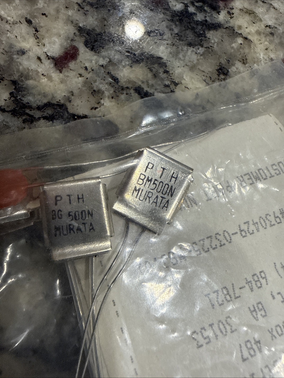 3× Murata PTH-BM500N Posistor PTC Thermistor Resettable Fuse – Vintage Japan