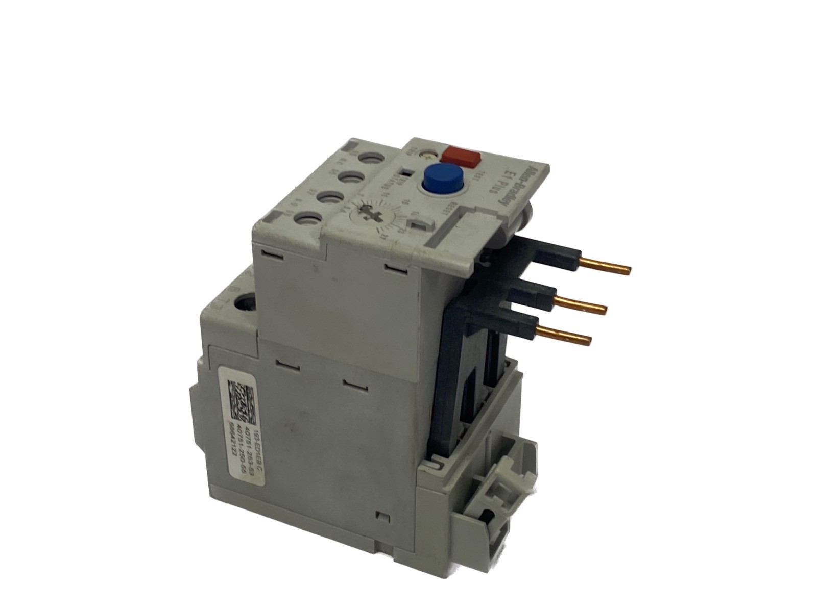 USED Allen Bradley E1 Plus 5.4-27A Class 10 Overload Protection Relay 193-ED1EB