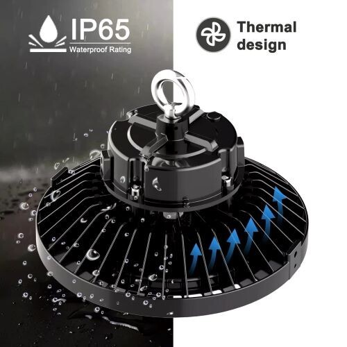 150W LED UFO High Bay Light Warehouse Commercial Industrial 5000K AC 100-277V