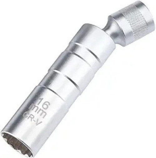 5/8-Inch (16mm) Thin Wall Magnetic Spark Plug Socket, 3/8″ Drive 12-Point with 3