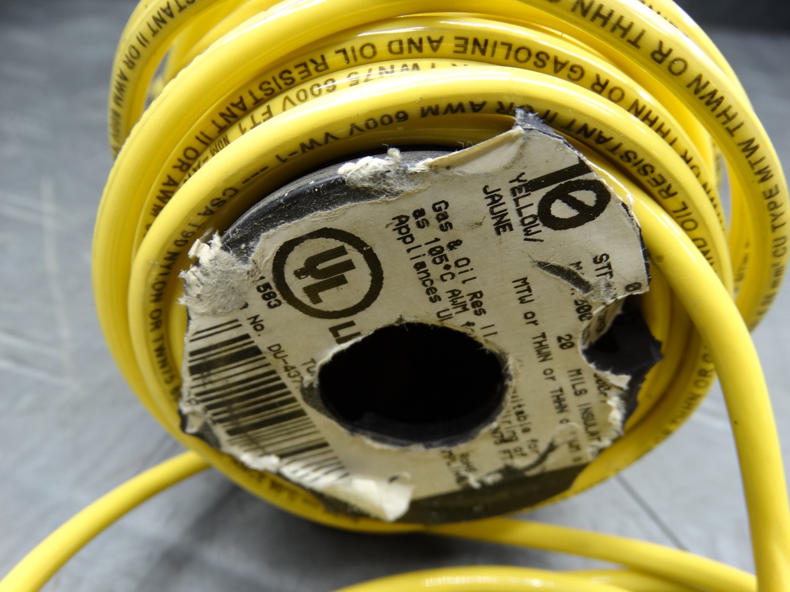 Southwire 10-19 SD CU THHN-THWN-MTW-AWM UL/C(UL) Yellow 6.8 lbs.