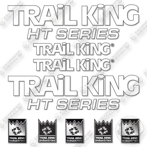 Fits Trail King HT Series Decal Kit Trailer – 7 YEAR OUTDOOR 3M VINYL!