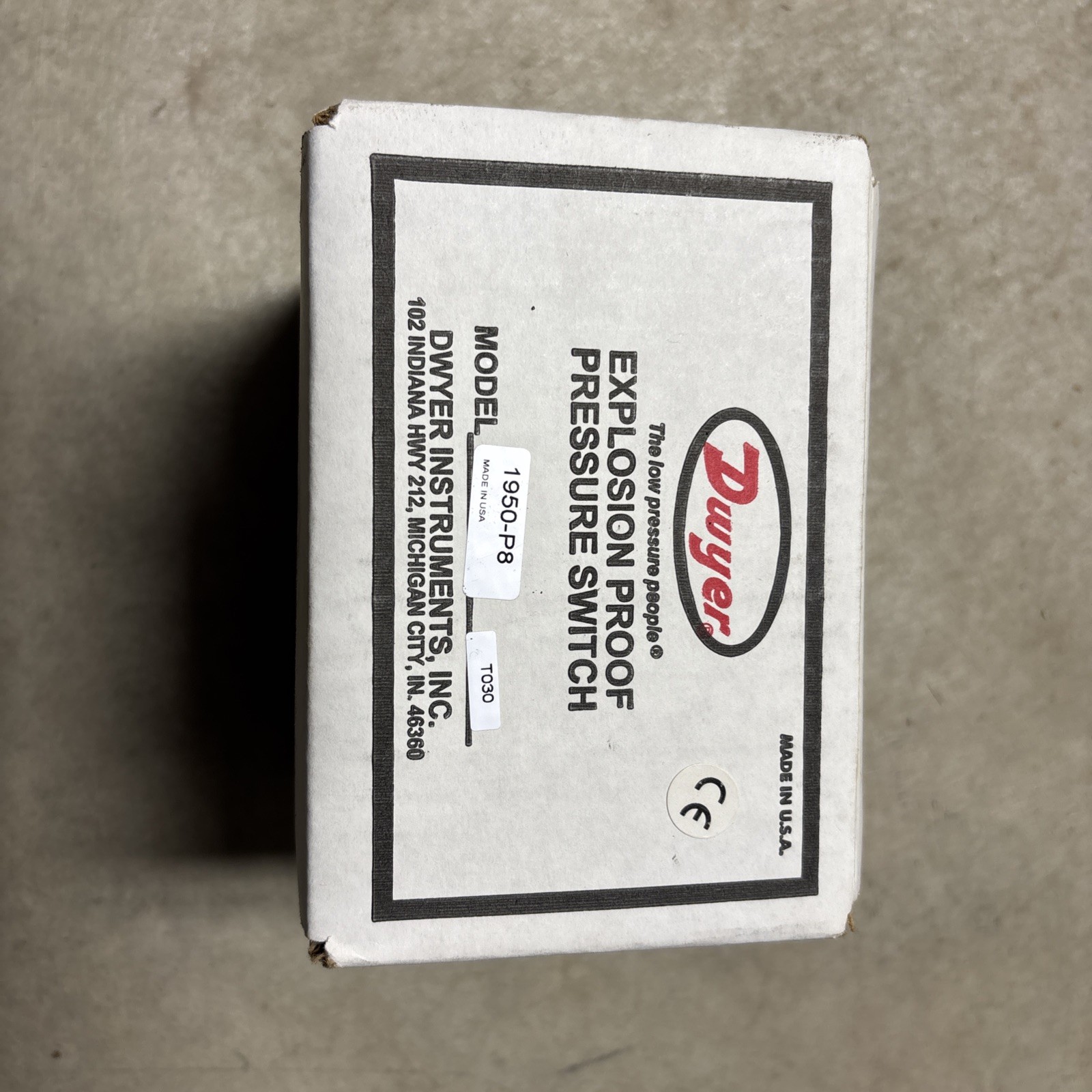 Dwyer 1950P-2-2F Explosion-proof Pressure Switch