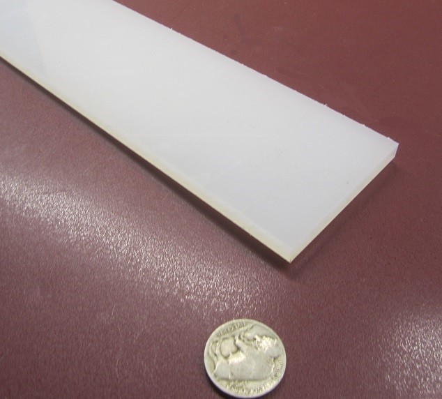Polypropylene Bar 1/4″ (.250″) Thick x 2.50″ Wide x 48″ Long, 4 pcs, 16 feet
