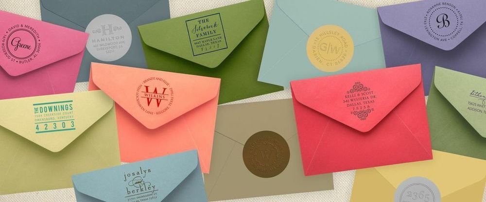 Custom Embosser Seal Shiny EZ-Seal Round Decorative Personalized Custom Address