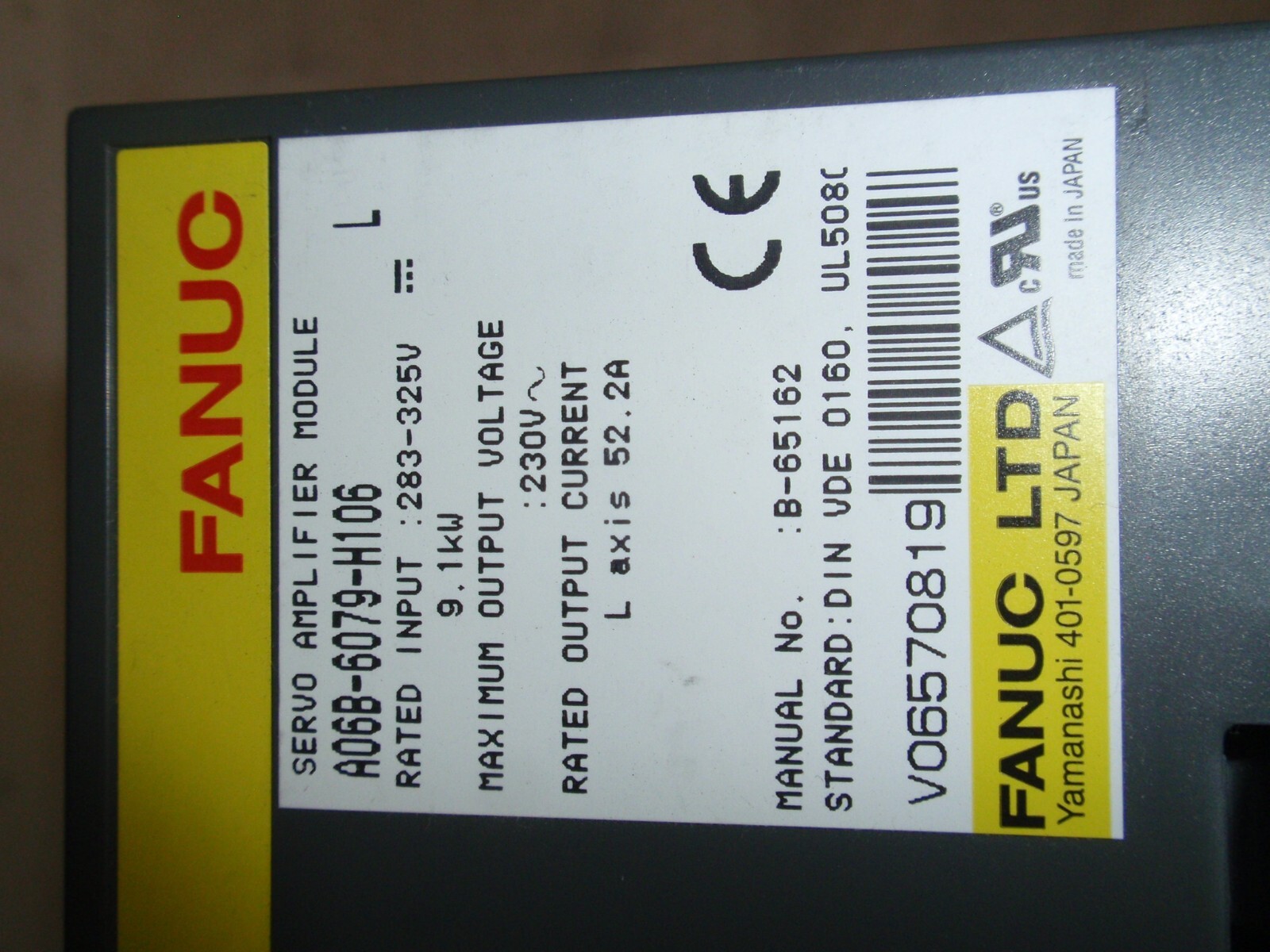 FANUC A06B-6079-H106