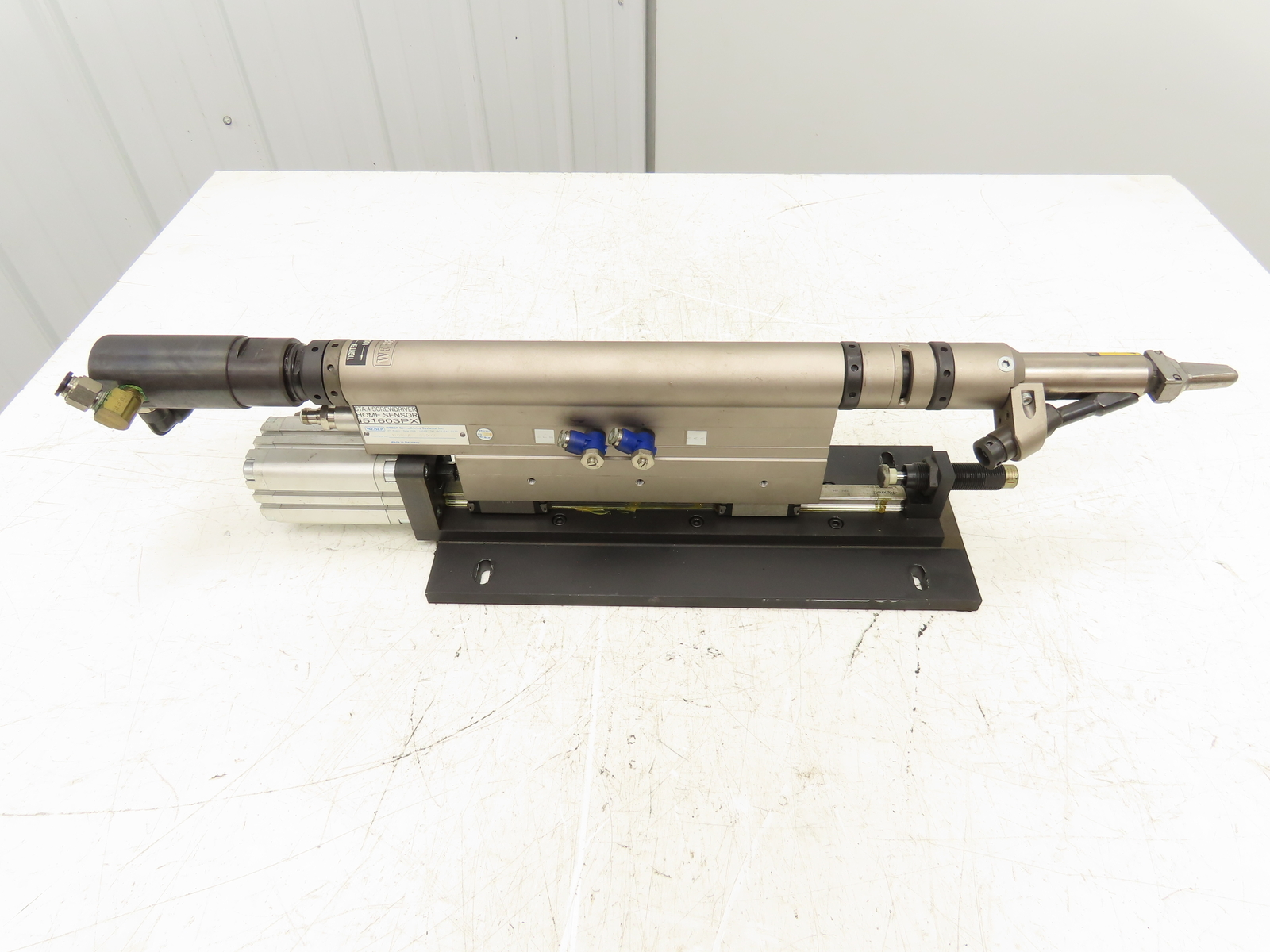 Weber Pneumatic Automatic Feed Screwdriving System 60mm Stroke Screwdriver