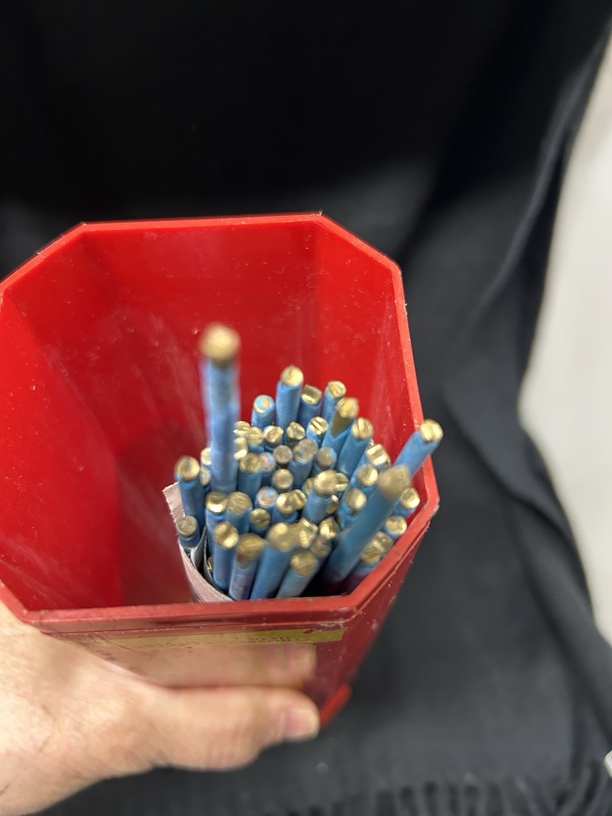 Eutectic Castolin Case W/ 60 Welding rods 3.2lbs