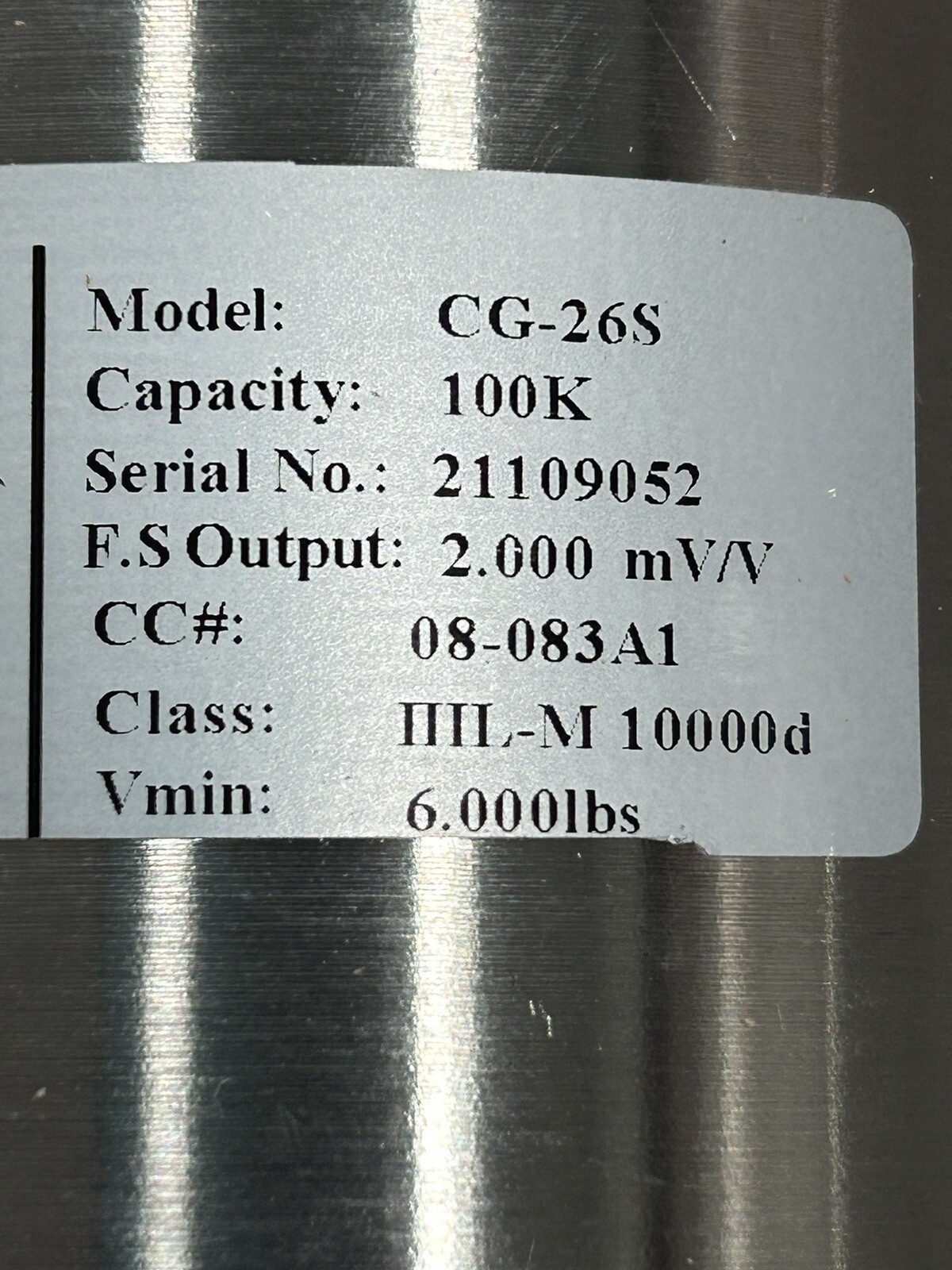 Cardinal SCA 100k Load Cell New