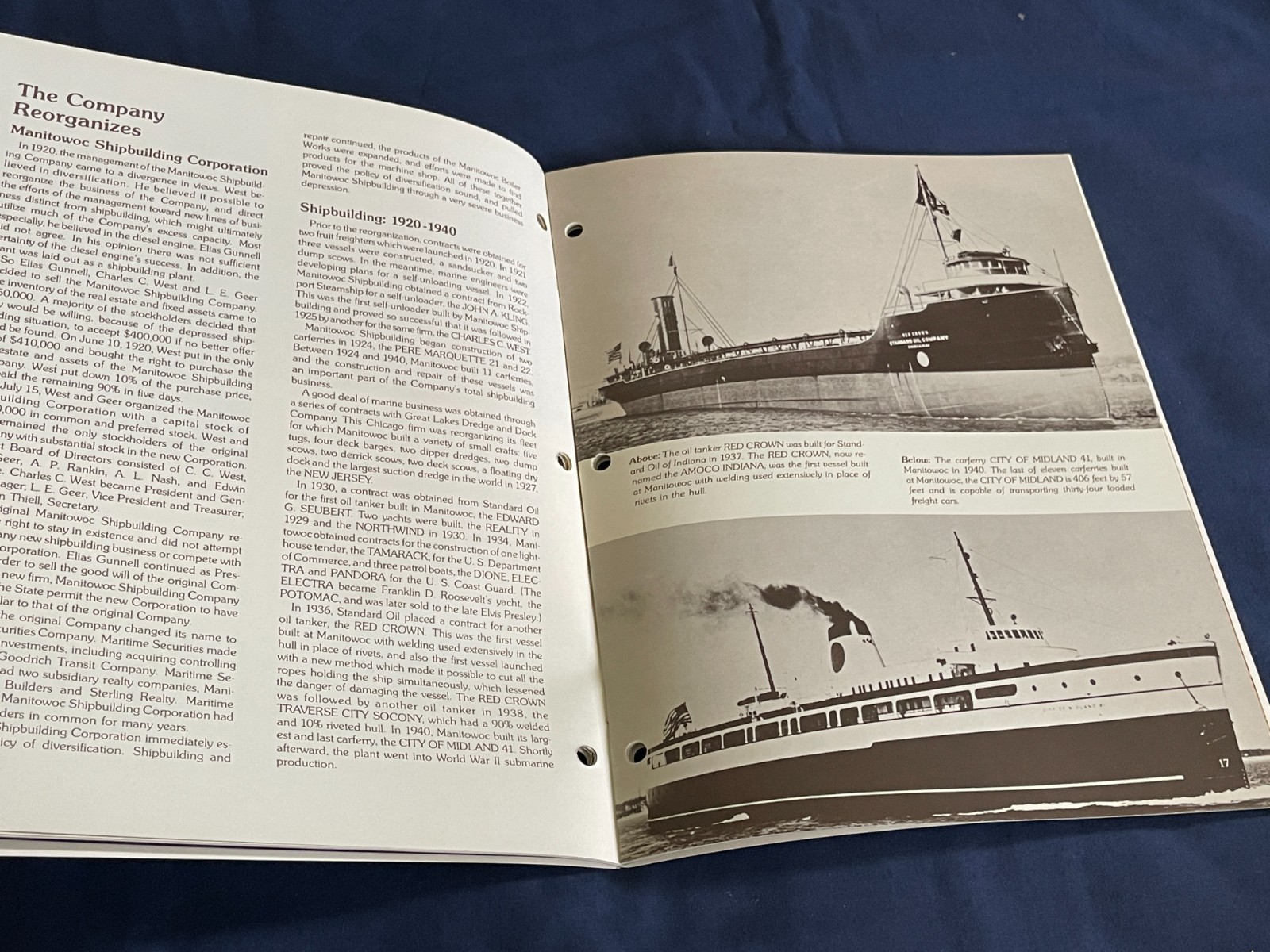 The Manitowoc Company 75 Years Booklet Brochure Dealer Sales Pamphlet