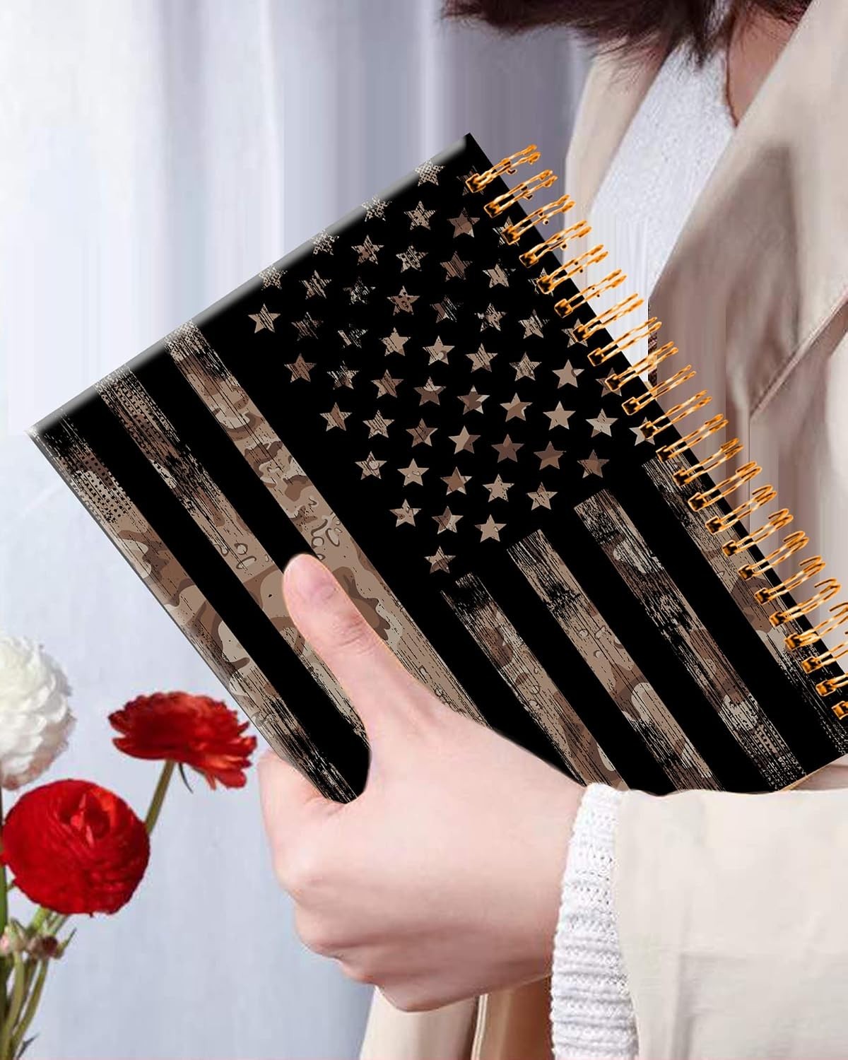 Spiral Journal Notebook,Strong Twin-Wire Binding with Paper for Girl Women,C…