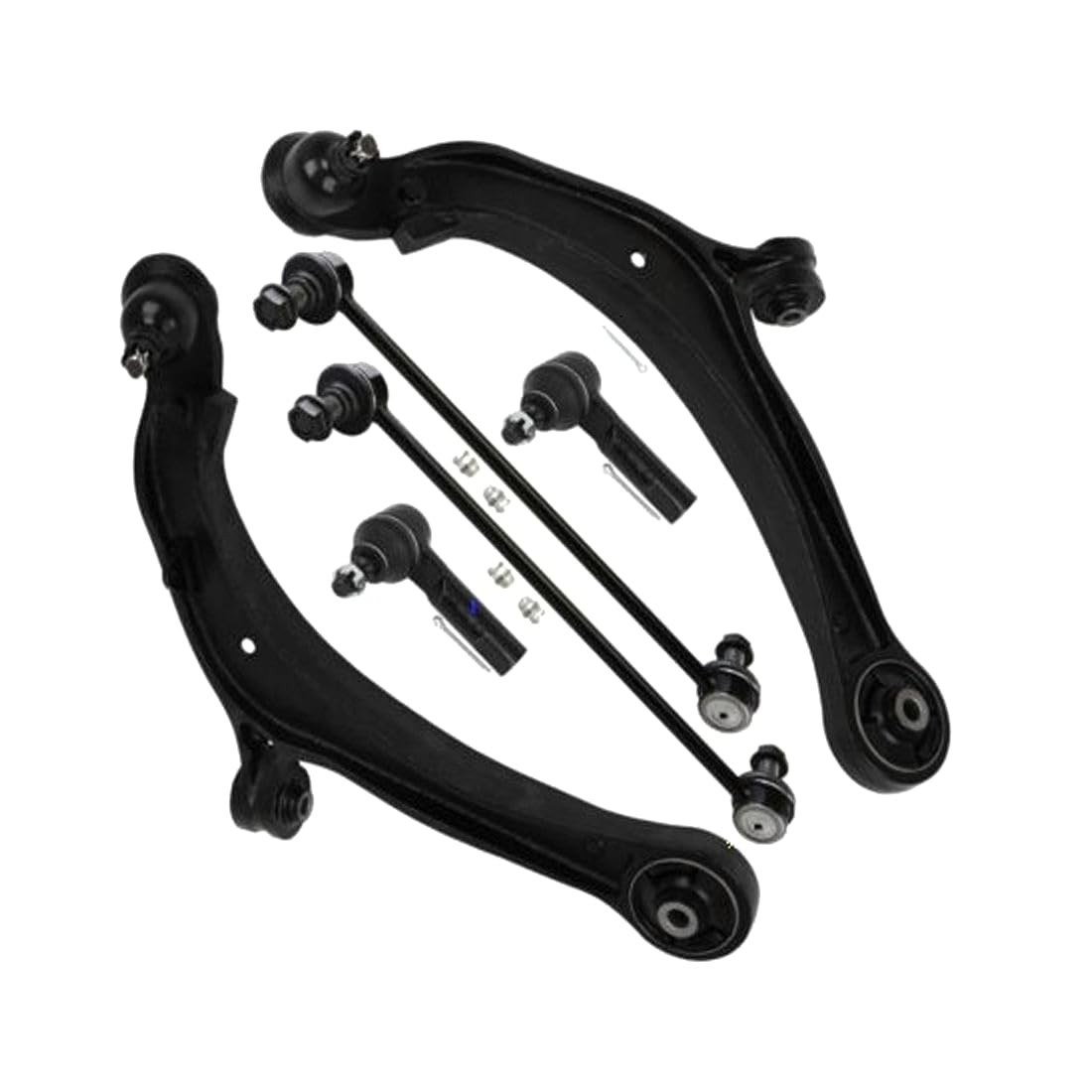 6pcs Control Arm & Tie Rod Kit ES800333 K622002 K622210 for Honda Odyssey 11-17