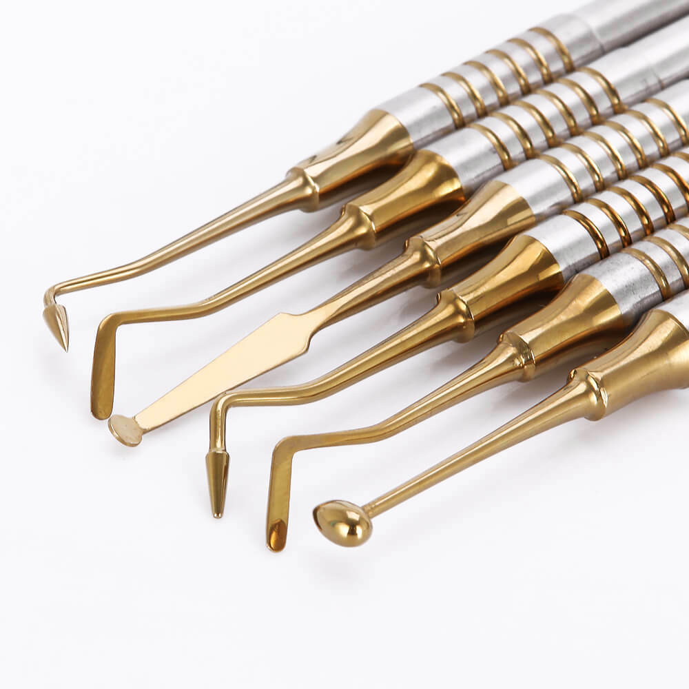 6Pcs/Set Dental Composite Resin Filling Spatula Repair Restorative kits US