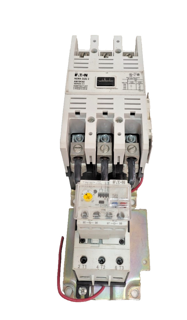 *USED TESTED* Eaton AN19KN0 Solid State Overload Starter 110/120v-ac 50hp
