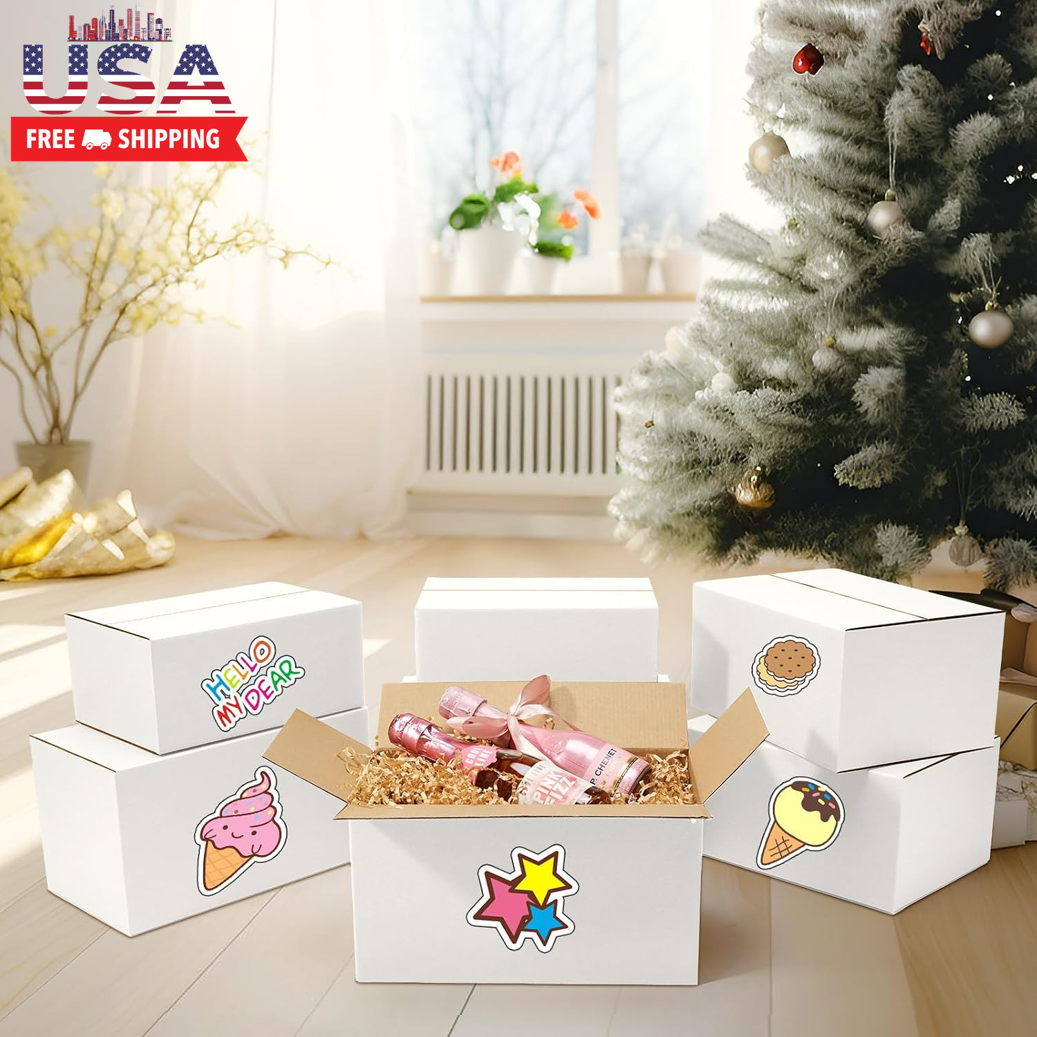 30 Pack Small Shipping Boxes Assorted Sizes, 8X6X4 & 9X6X4 & 10X7X5 10 PCS Each