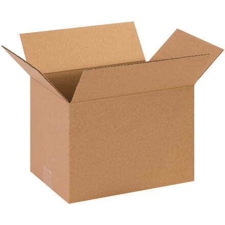 25 Pcs Corrugated Boxes 13 x 9 x 9 Shipping Packing Moving Box Carton, Kraft