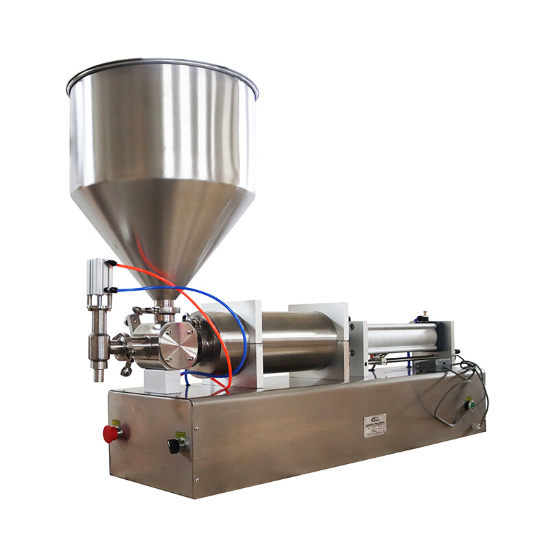 1000-5000ml Adjustale Liquid Paste Filler Automatic Packing Machine 50L Hopper