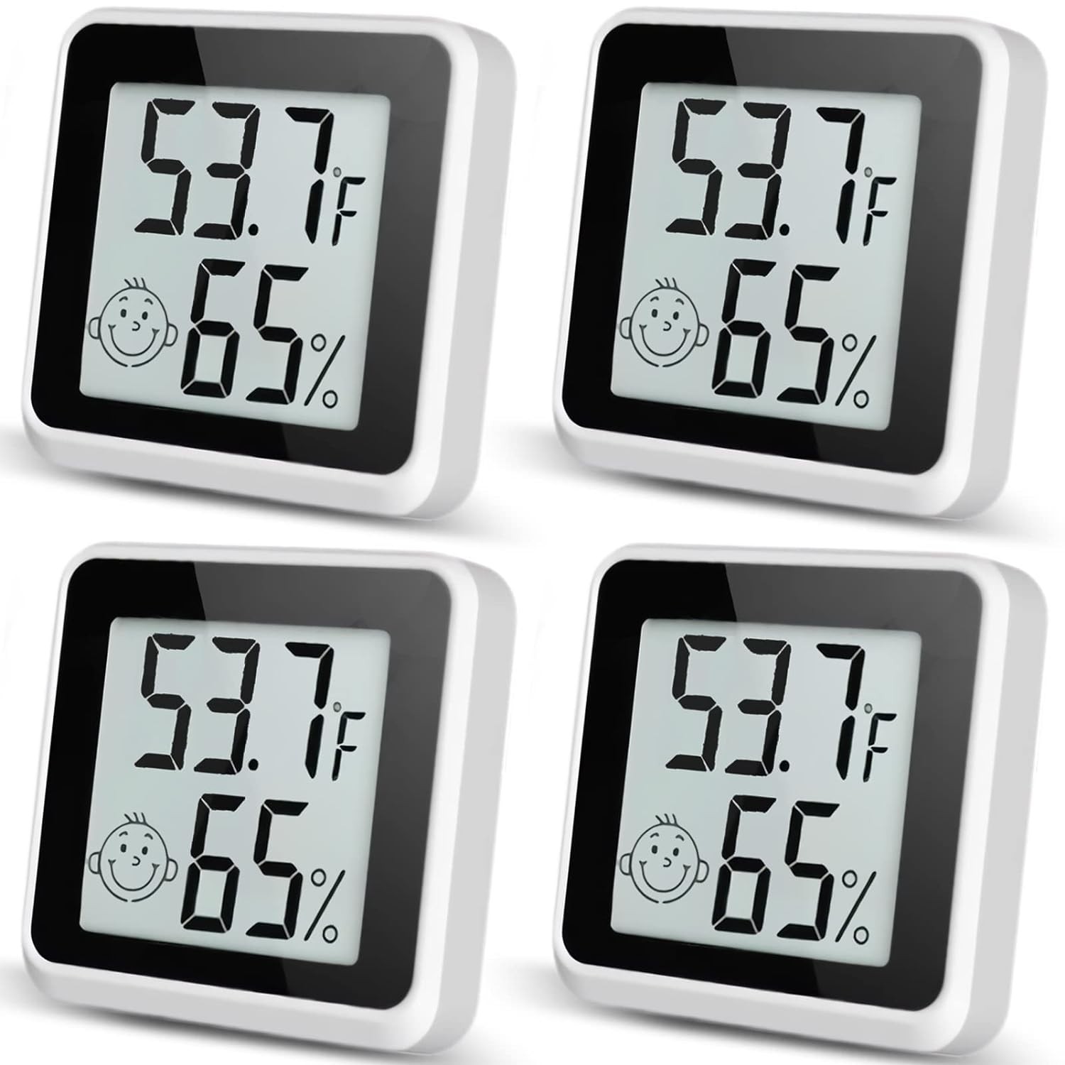 Indoor Humidity Meter Hygrometer 4Pack, Room Thermometer for Accurate Room…
