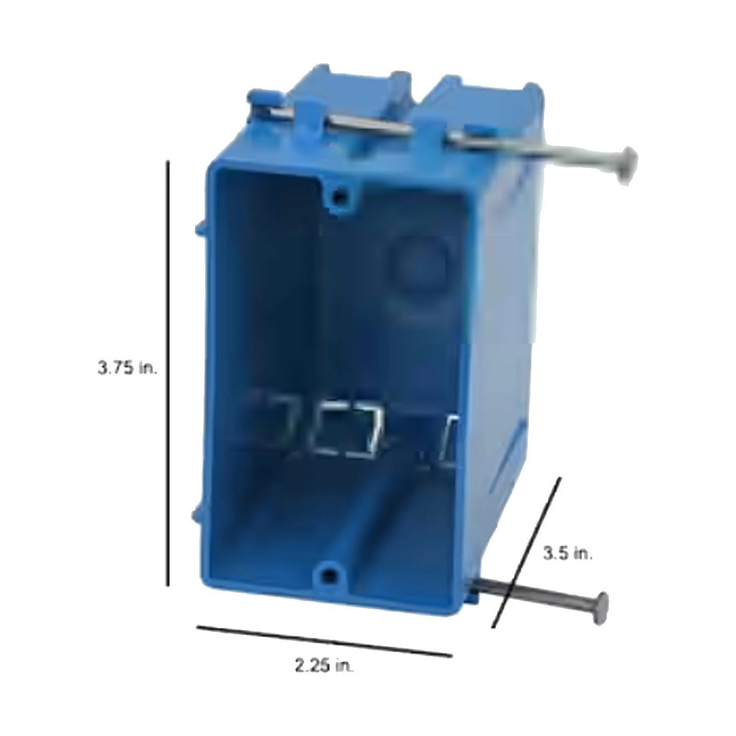 1-Gang 22 cu. in. New Work Electrical PVC Electrical Outlet Box (B122A-UPC)