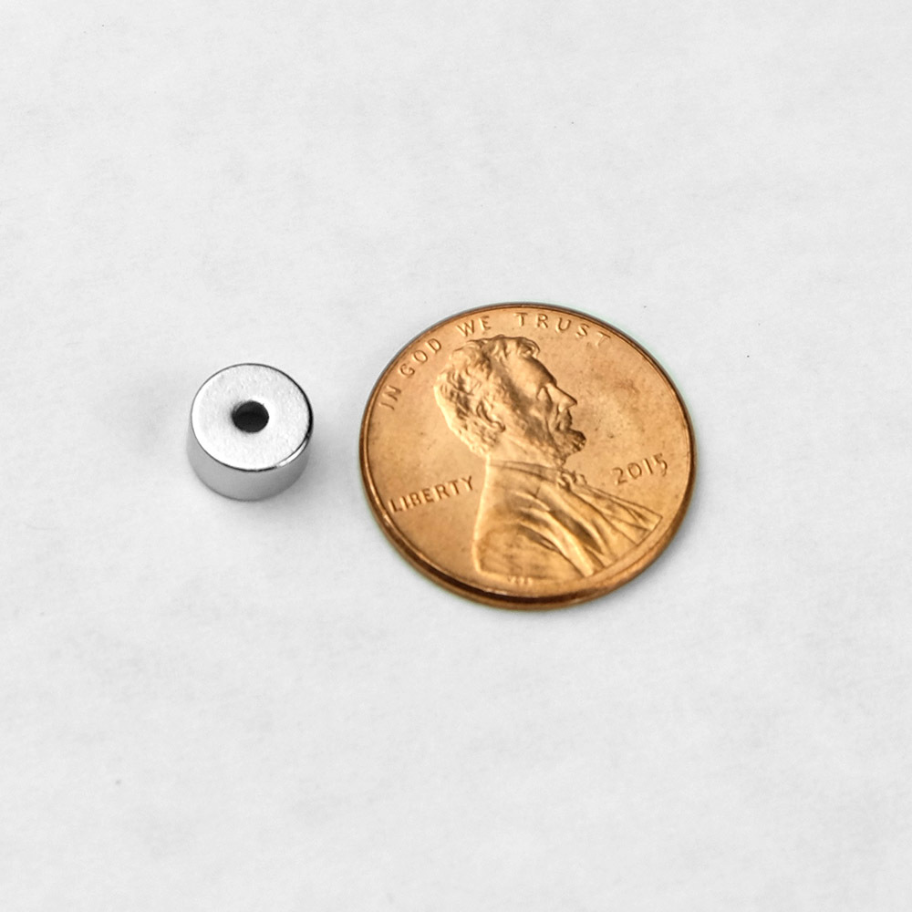 7mm x 4mm Hole 2mm Rings Rare Earth Fridge Crafts Magnets 7x4mm