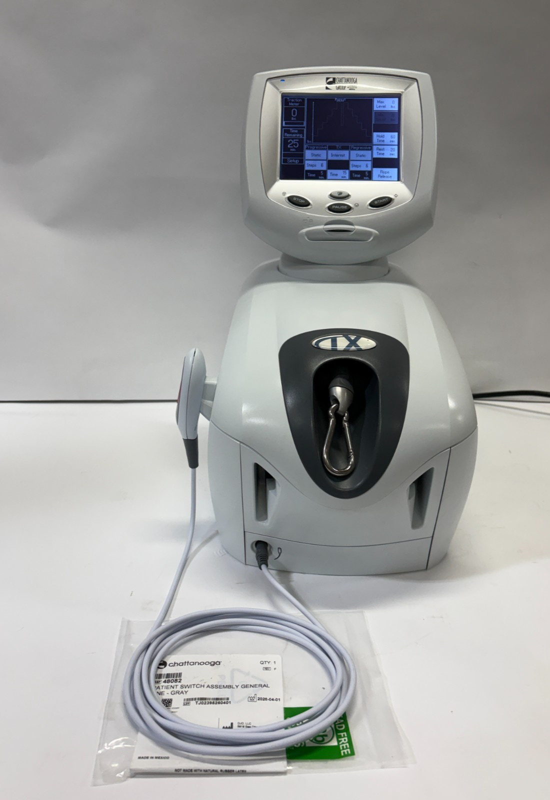 Chattanooga TX 4759 Traction Machine Console Version 1.7 for Triton DTS Table