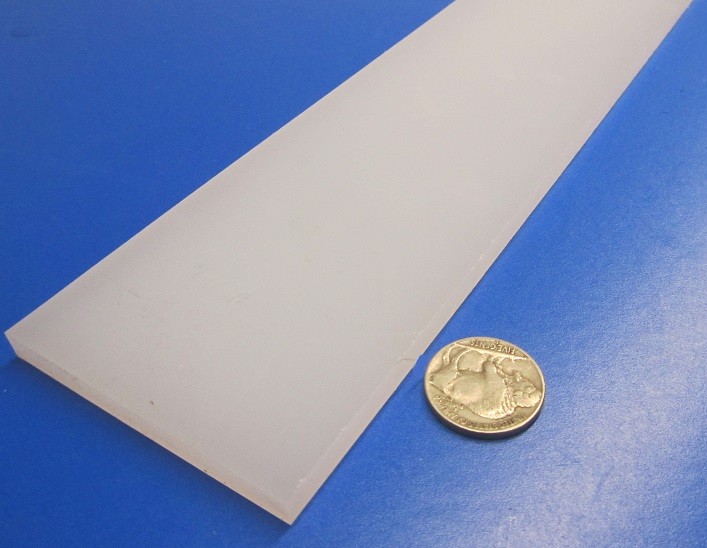 Polypropylene Bar 1/4″ (.250″) Thick x 2.50″ Wide x 48″ Long, 4 pcs, 16 feet