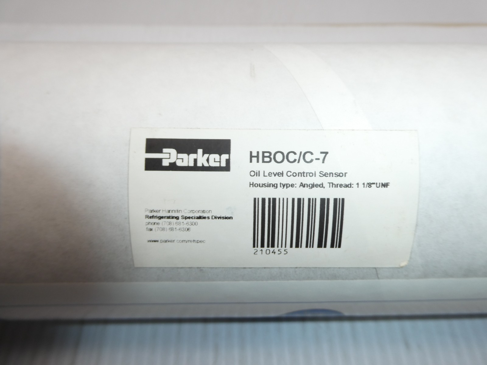 Parker HBOC/C-7 1 – 1/8″ UNF Oil Level Control Sensor 24VDC