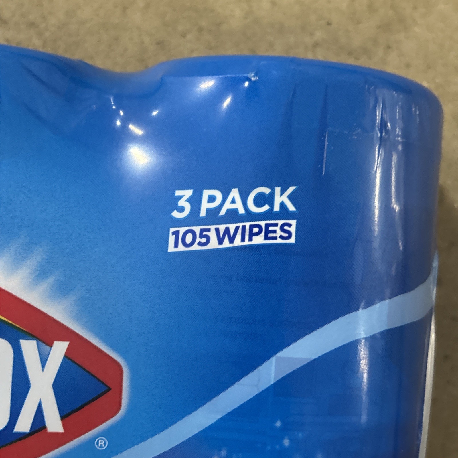 New Clorox Disinfecting Cleaning Wipes Crisp Lemon & Fresh Scent 3 Pack 105 Ct