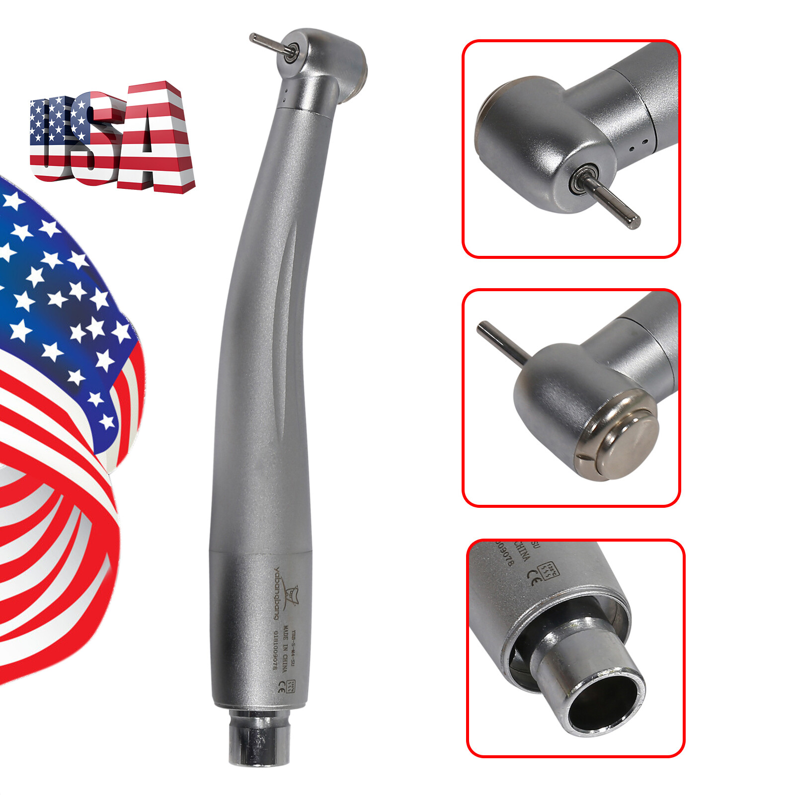 1-10* Dental High Speed Handpiece Standard Head /4 H Coupler NSK Style YBNK4 sa