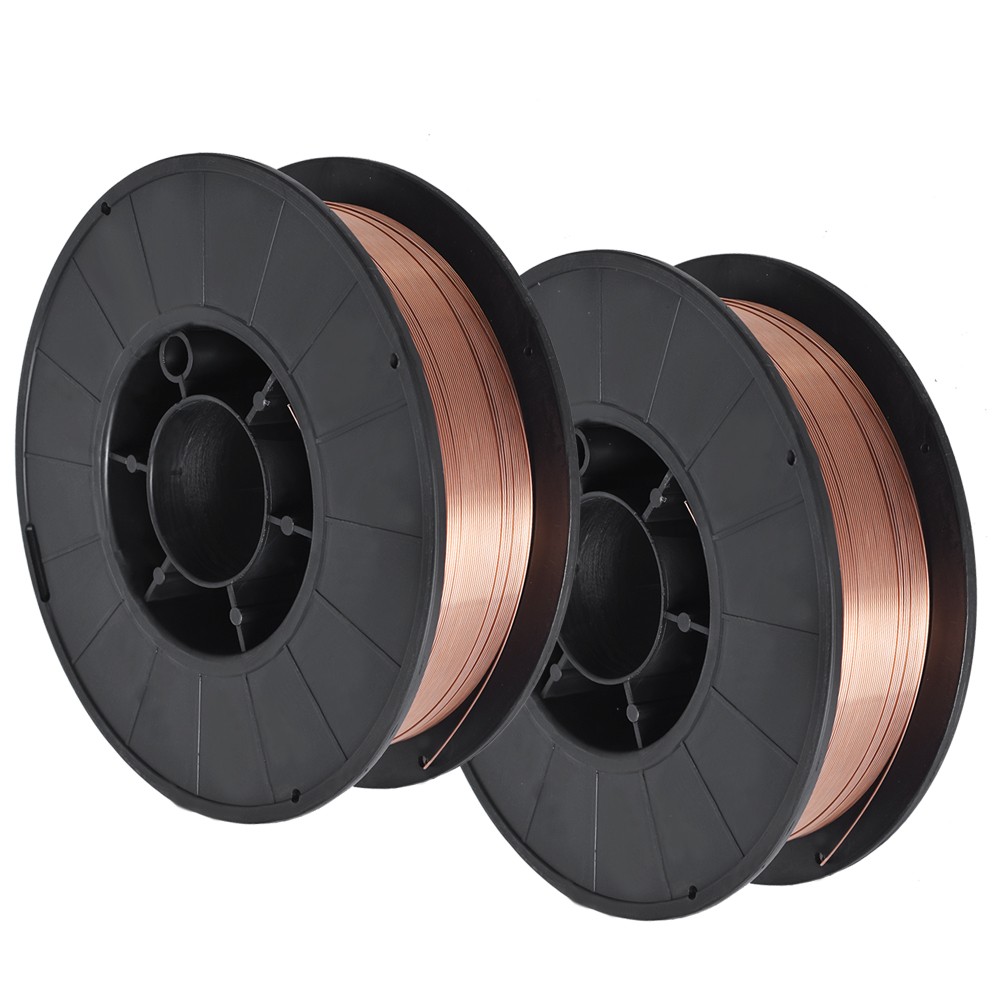 2 Piece ER70S-6 0.030″ 0.8mm Premium Steel MIG Welding Wire 11-lb Roll USA