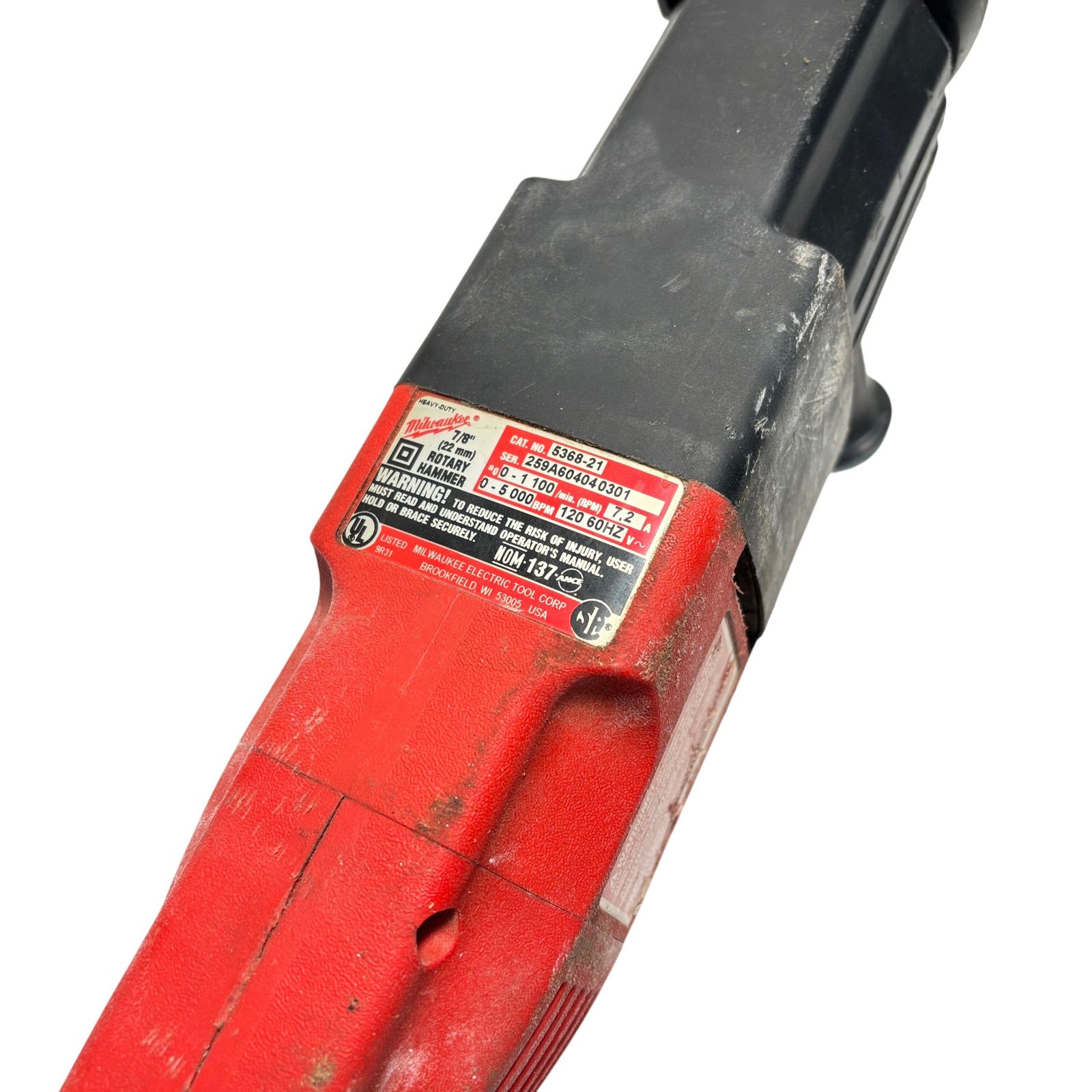 Milwaukee 5368-21 7/8″ 120V Corded Rotary Hammer Drill