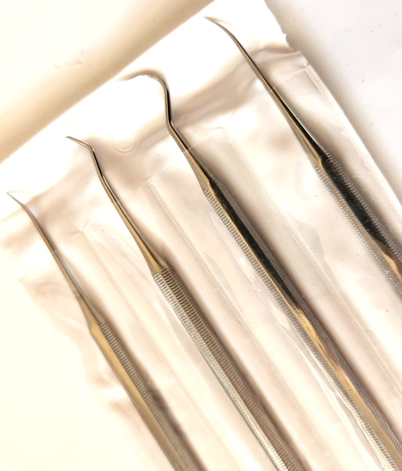 Dental Pick Set 4 PCS – Stainless Steel Dental Tools Kit Teeth Cleaning Tool