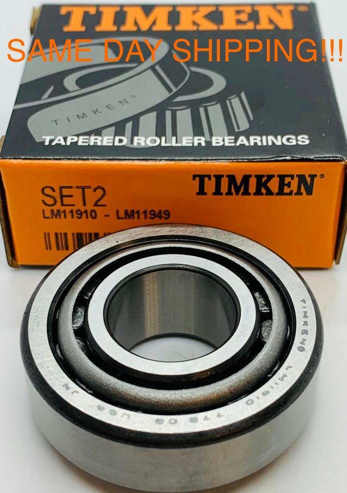 Timken USA Set2, Set 2 ( LM11949 & LM11910) A2 Cup & Cone SAME DAY SHIPPING!!!!