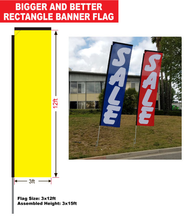 Lexus Dealership 3x12ft Advertising Rectangle Banner Flag, Replacement Flag Only