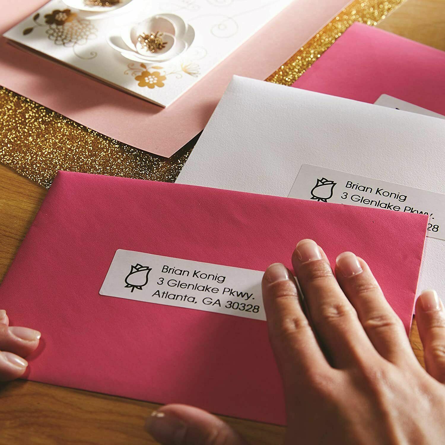 1-1/8″ x 3-1/2″ Address Labels 700 pages/roll for Dymo 30253 2-up LW 4XL 30252