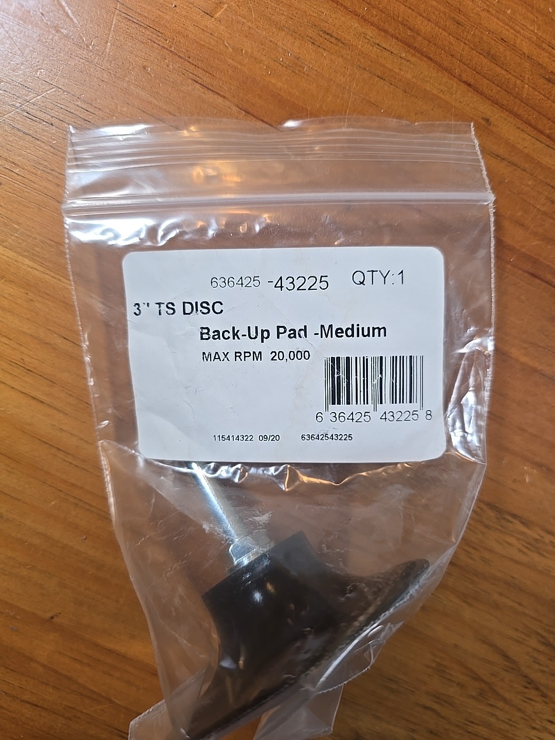 Norton Abrasives 63642543225 Quick Chang Disc Backup Pad, 3D, Ts. .PS
