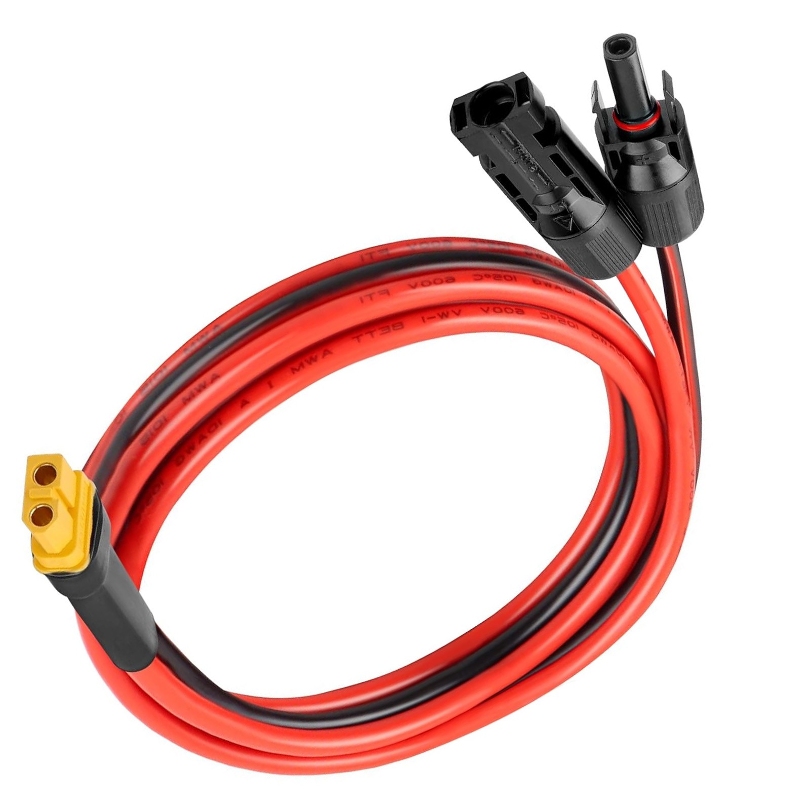 10 AWG XT60 Female Male Connector Adapter to Solar Extension Cable Battery Cable