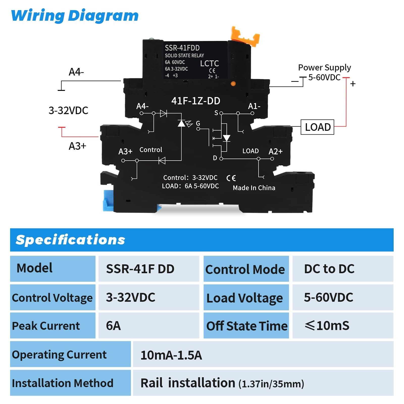 (10pcs) Solid State Relay DD 3.3V 3V 5V 12V 24V 1.5A,Signal Relay for PLC,No …