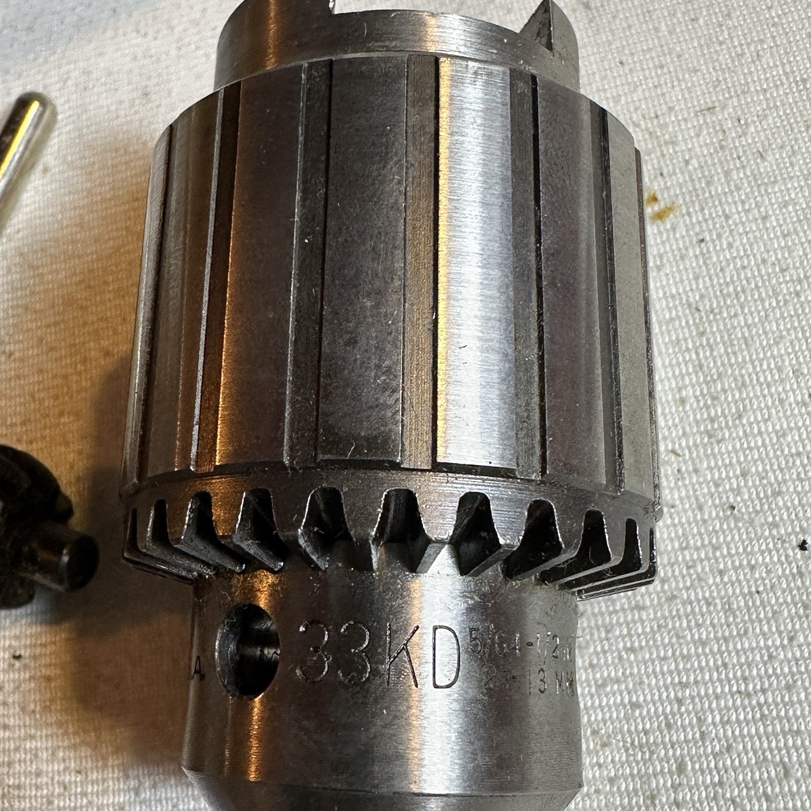 New Jacobs USA 33KD Plain Bearing Drill Chuck 5/64-1/2” capacity Mount 33JT