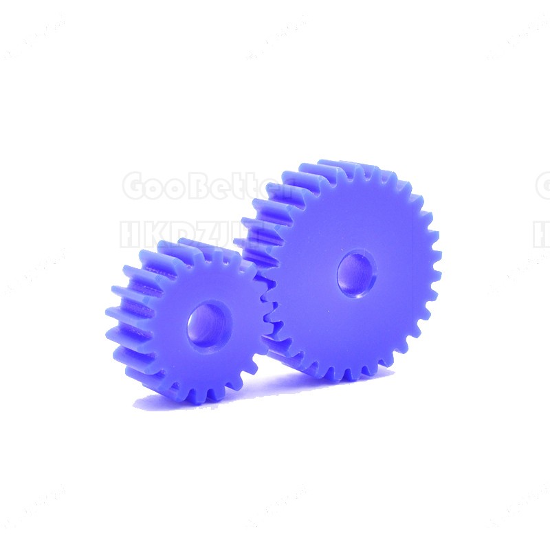Blue Nylon Gear 1 Module Plastic Cylindrical Flat Spur Gear 12 Teeth – 160 Teeth