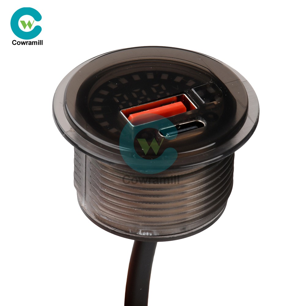 DC 7-30V Waterproof Digital Voltage Battery Capacity Level Indicator Voltmeter